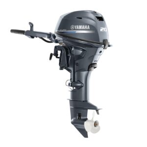 Yamaha 20hp Outboard | Tiller,  Electric & Manual Start, 20" Shaft | F20LWPHB - USED