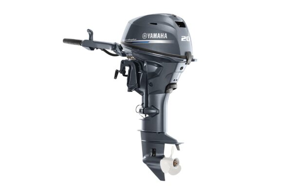 Yamaha 20hp Outboard | Tiller,  Electric & Manual Start, 20" Shaft | F20LWPHB - USED