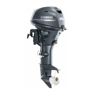 Yamaha 20hp Outboard | Remote Mechanical,  Electric & Manual Start, 15" Shaft | F20SWPB - USED