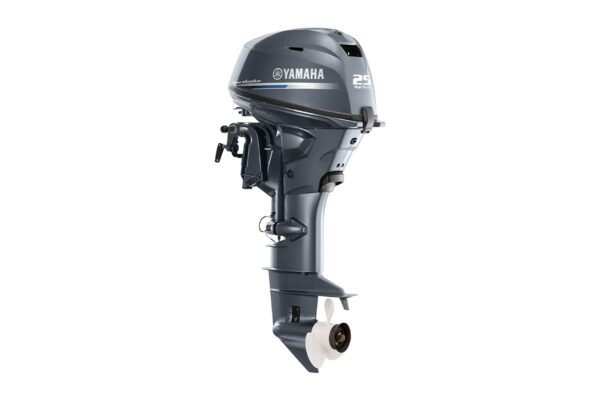 Yamaha 25hp Outboard | Remote Mechanical, Electric Start, 15" Shaft | F25SC - USED