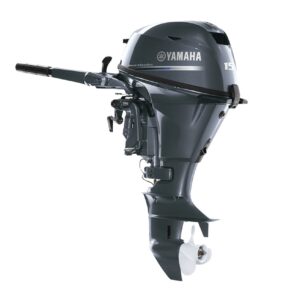 Yamaha 15hp Outboard | Tiller, Electric Start, 15" Shaft | F15SEHA - USED