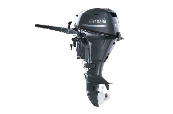 Yamaha 15hp Outboard | Tiller, Electric Start, 15" Shaft | F15SEHA - USED