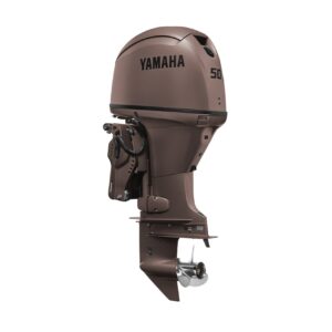 Yamaha 50hp Matte Brown Outboard | Remote Mechanical, 20" Shaft | F50LC3