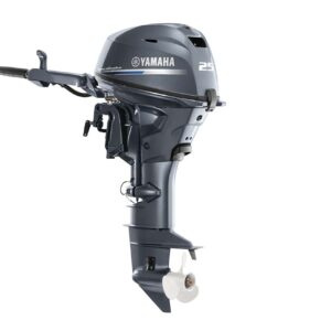 Yamaha 25hp Outboard |Tiller, Electric & Manual Start, 20" Shaft | F25LWTHC