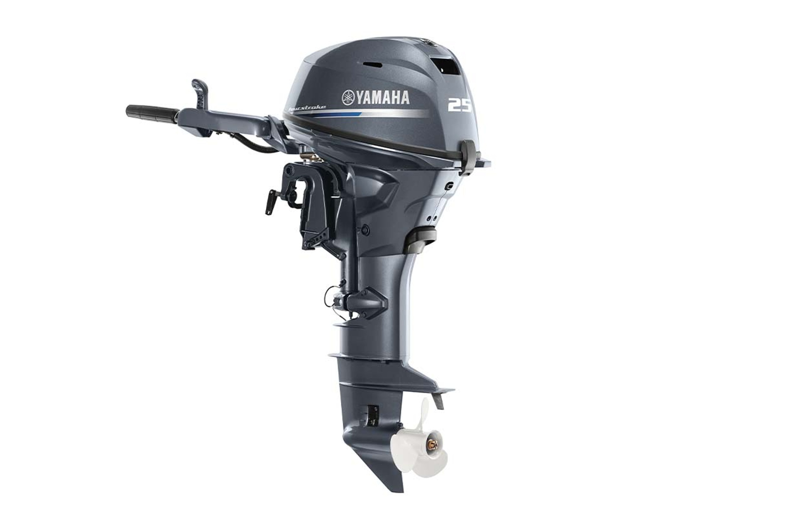 Yamaha 25hp Outboard |Tiller, Electric & Manual Start, 20" Shaft | F25LWTHC